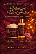 Midnight Velvet Amber Body Glaze and (4oz)Body Oil Bundle Deal