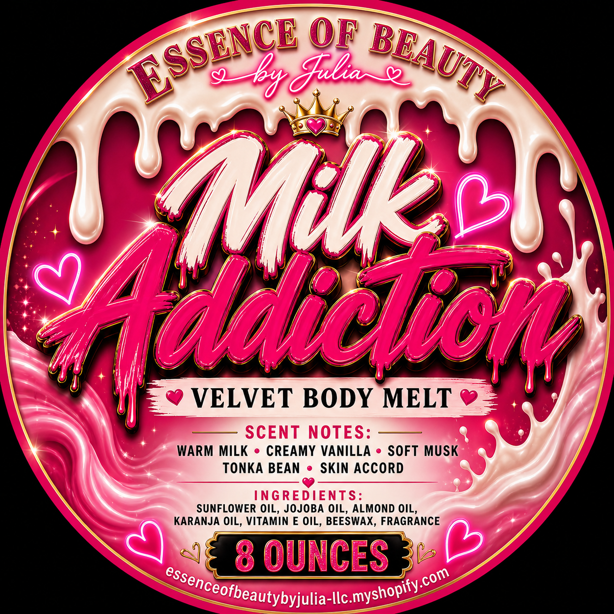 Milk Addiction Velvet Body Melt