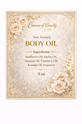 Non Scented Body Oil 8 oz