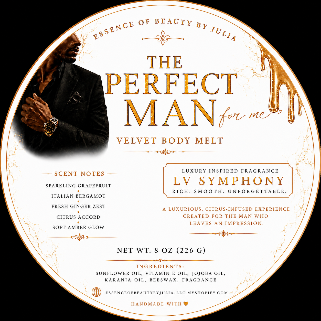The Perfect Man for Me Velvet Body Melt