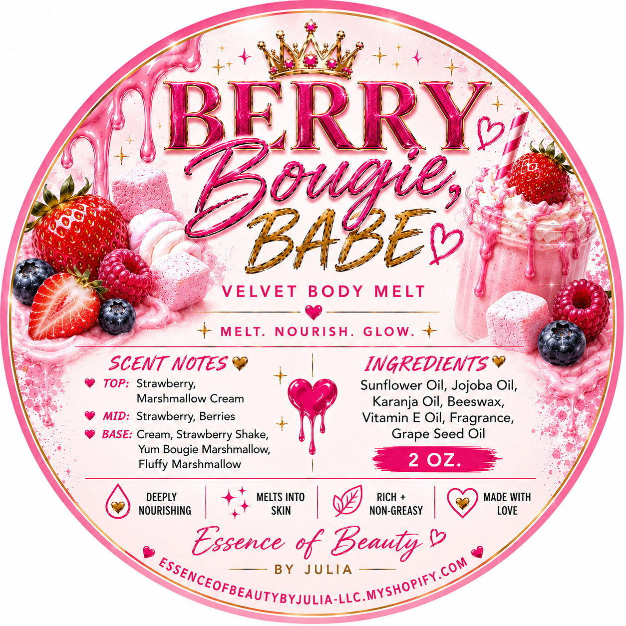 Berry Bougie Babe Bundle deal melt and oil