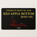 Red Apple Bottom Body Oil