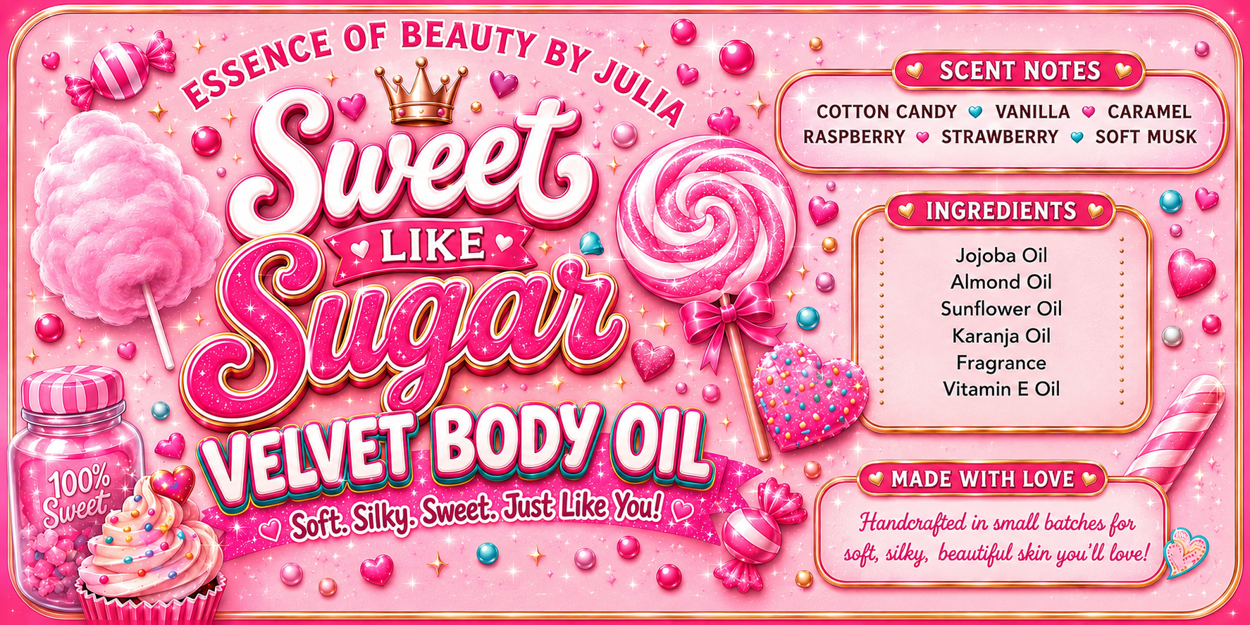 Sweet Like Sugar Velvet Body Oil