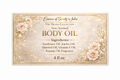 Non Scented Body Oil 4 oz