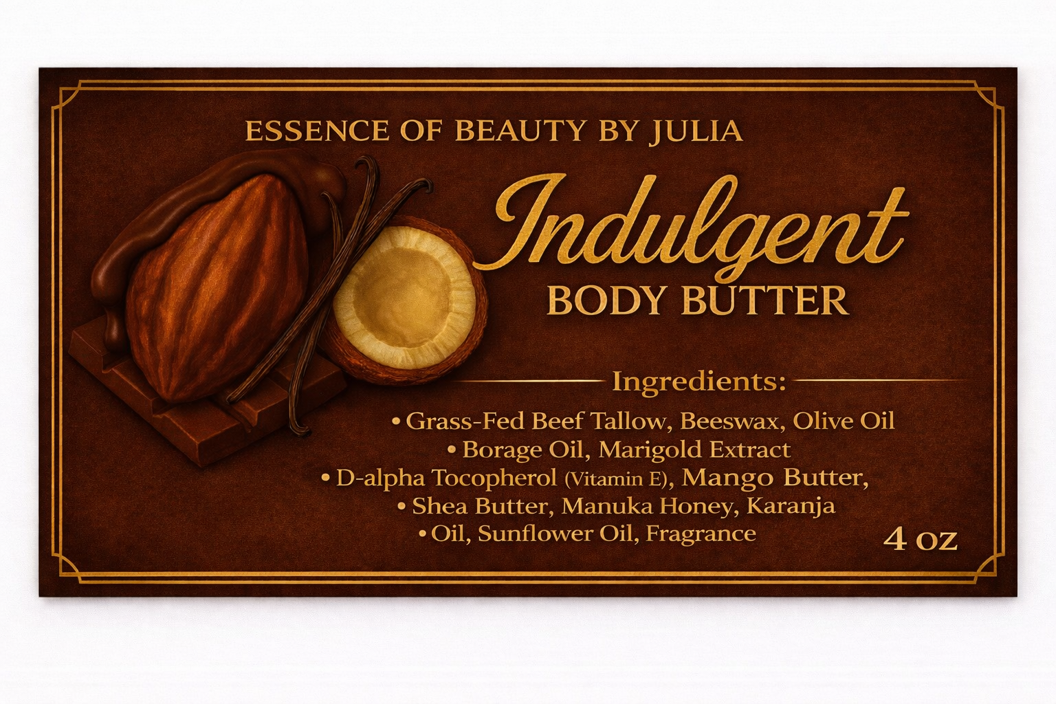Indulgent Tallow Body Butter