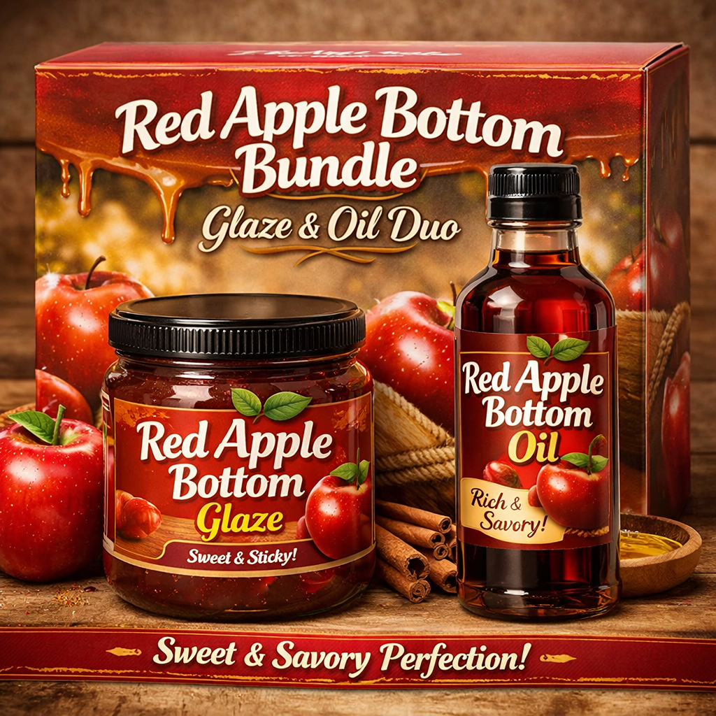 Red Apple Bottom Body Glaze And Body Oil Bundle