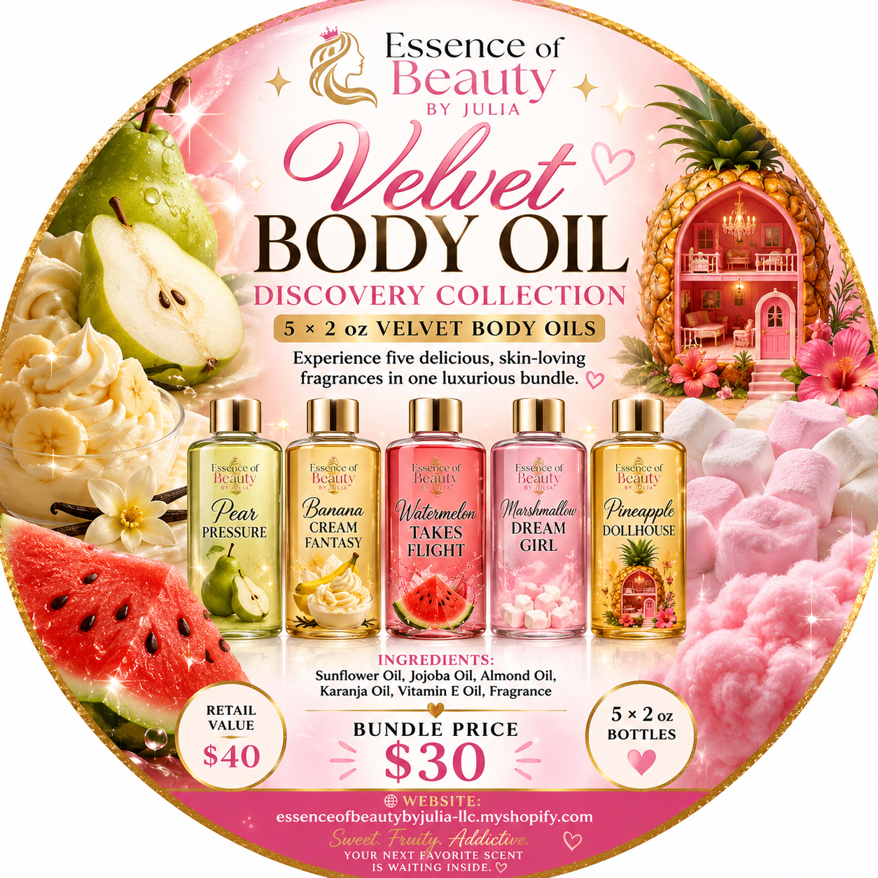 2 oz body oil bundle