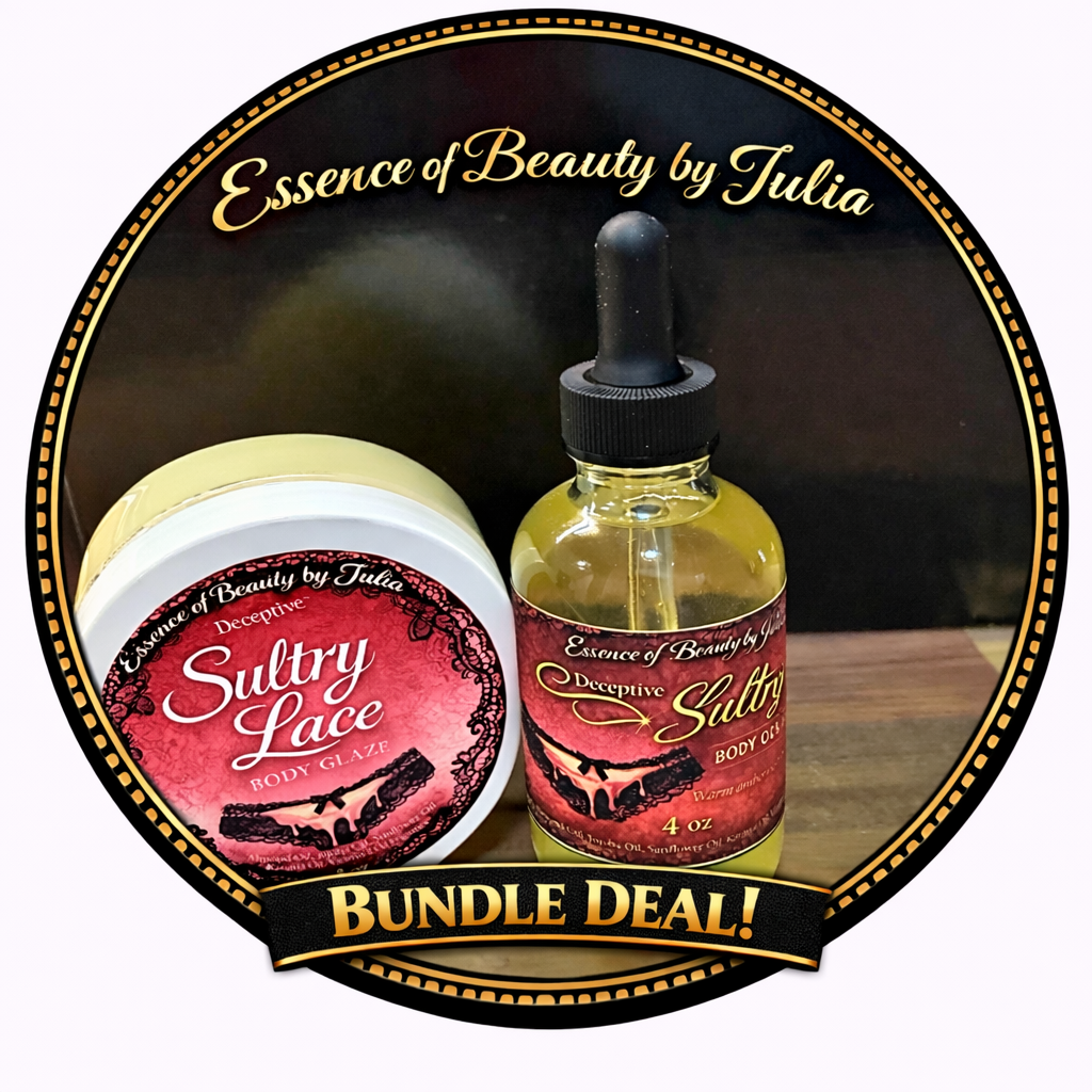 Deceptive Sultry Lace Body Glaze and Body Oil Bundle Deal
