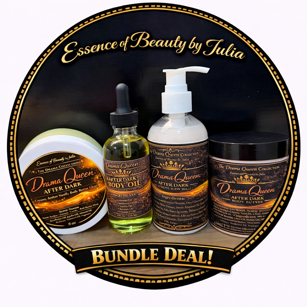 Drama Queen After Dark Body Glaze, Tallow Body Butter, Body Oil, Sea Moss Body Wash