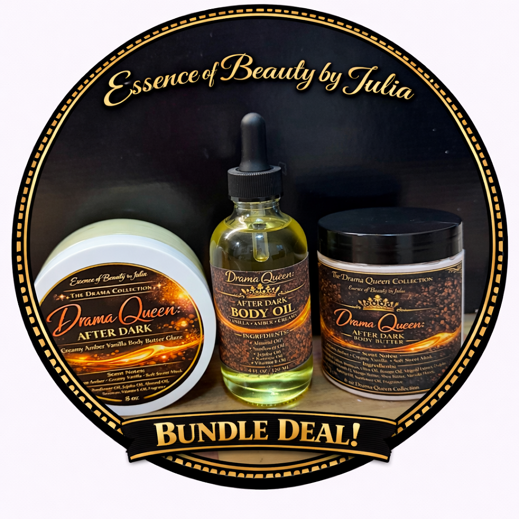 Drama Queen After Dark Body Glaze, Body Oil and Tallow Body Butter