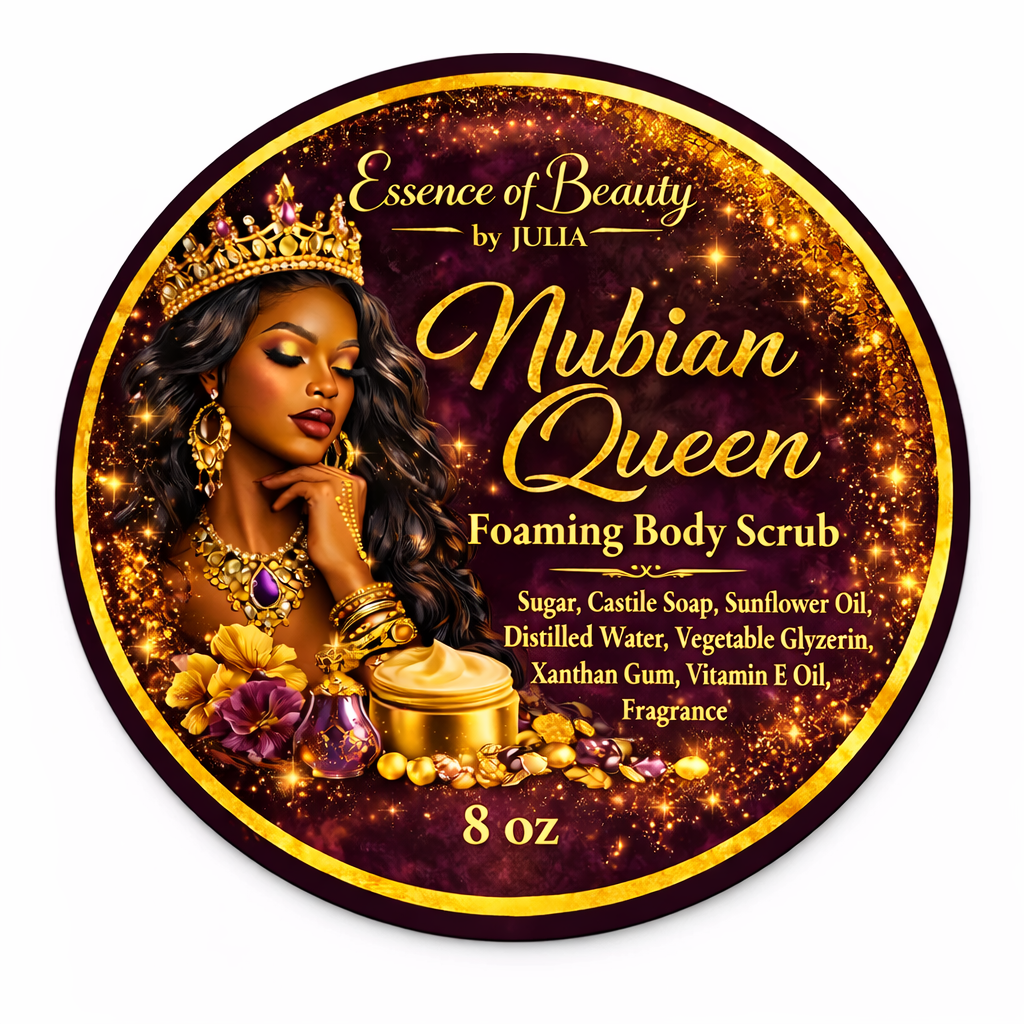 Nubian Queen Foaming Body Scrub