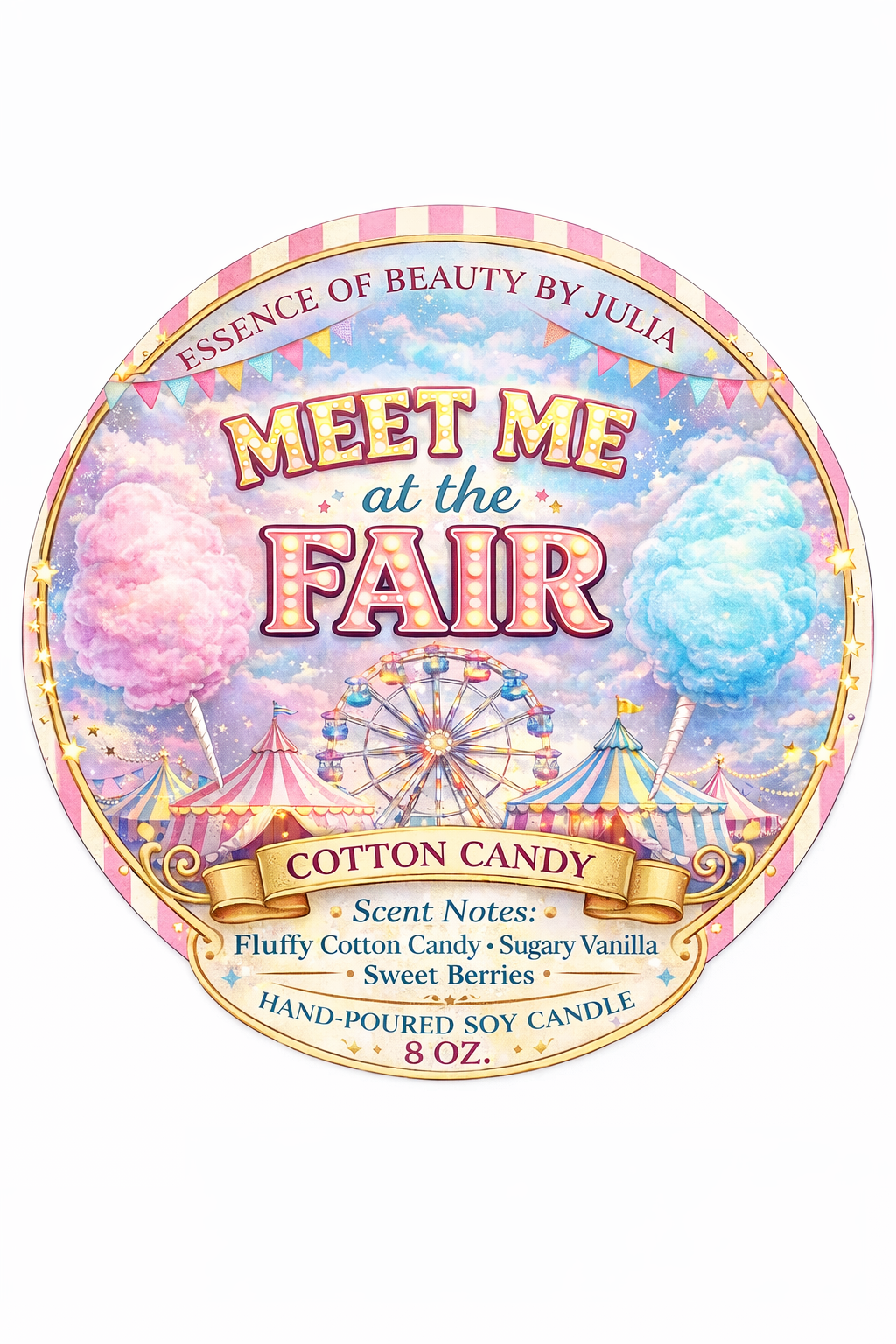 Meet Me at the Fair Cotton Candy Candle