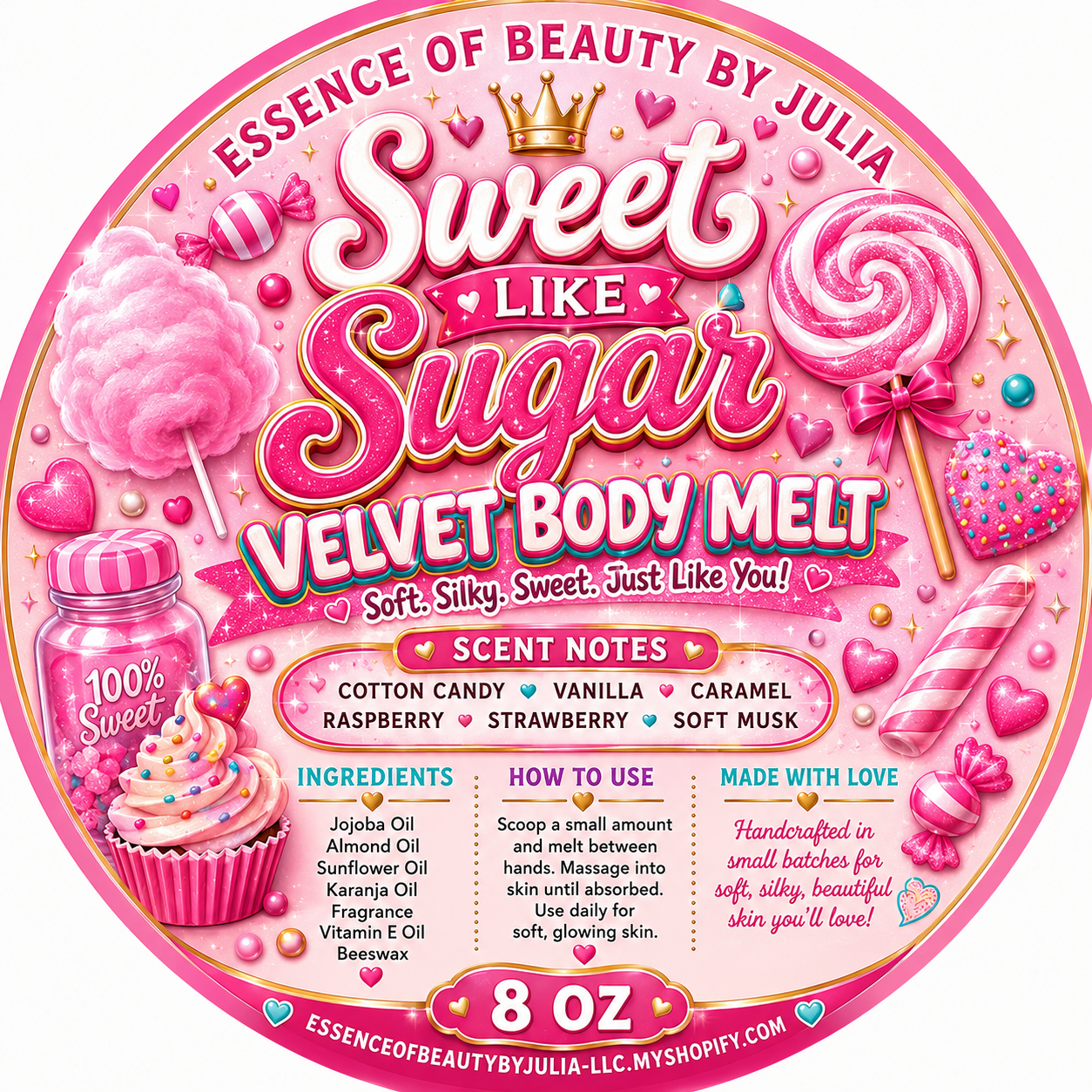 Sweet Like Sugar Velvet Body Melt Glaze