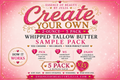 Create your own 5 pack sample whipped Tallow Butter Bundle