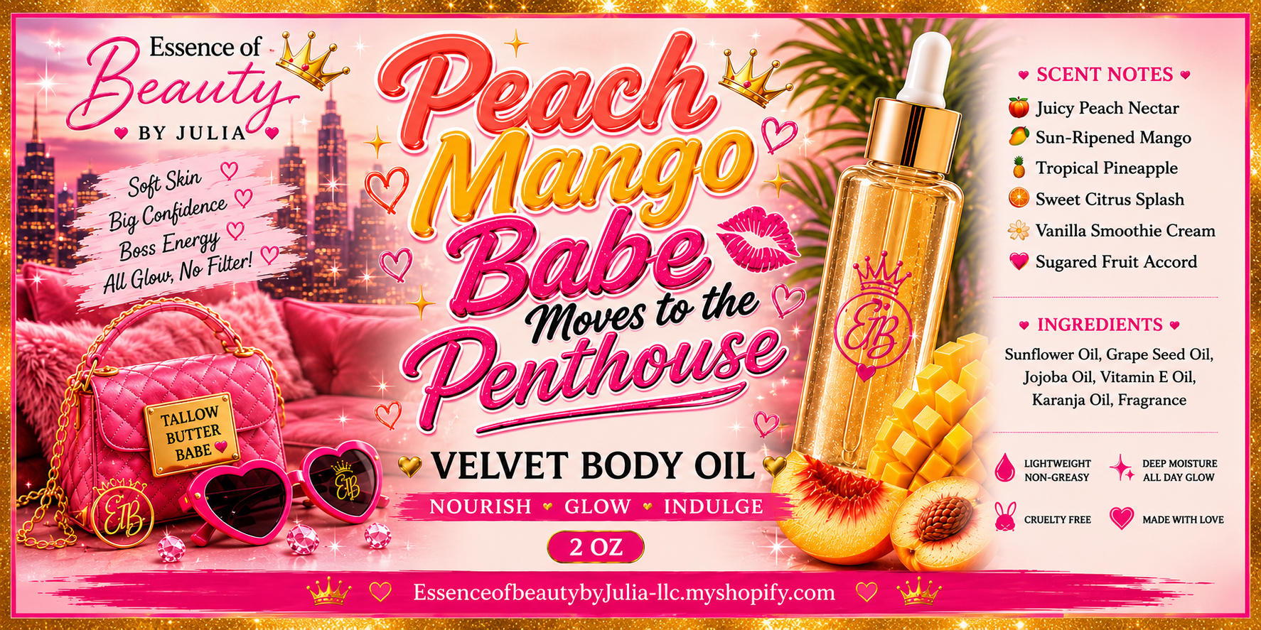 Peach Mango Babe Moves to the Penthouse